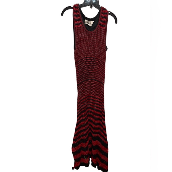 Zara Red and Black Maxi Dress - Picture 5 of 5